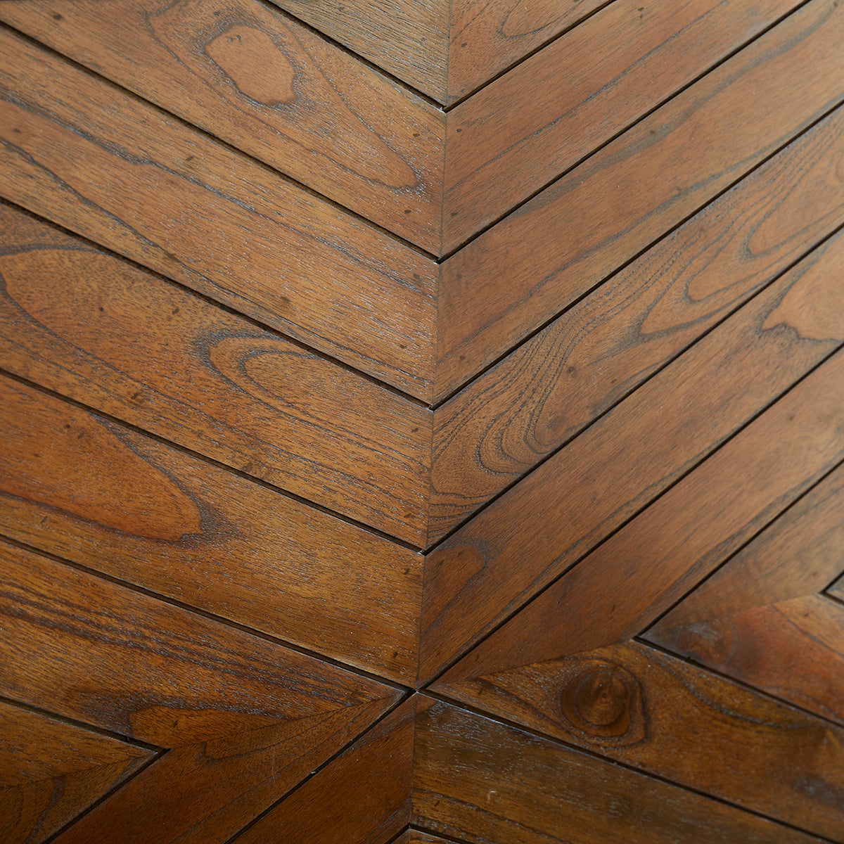 EUGENE - Kopfteil aus massivem Mindi in Walnuss-Finish 160 cm