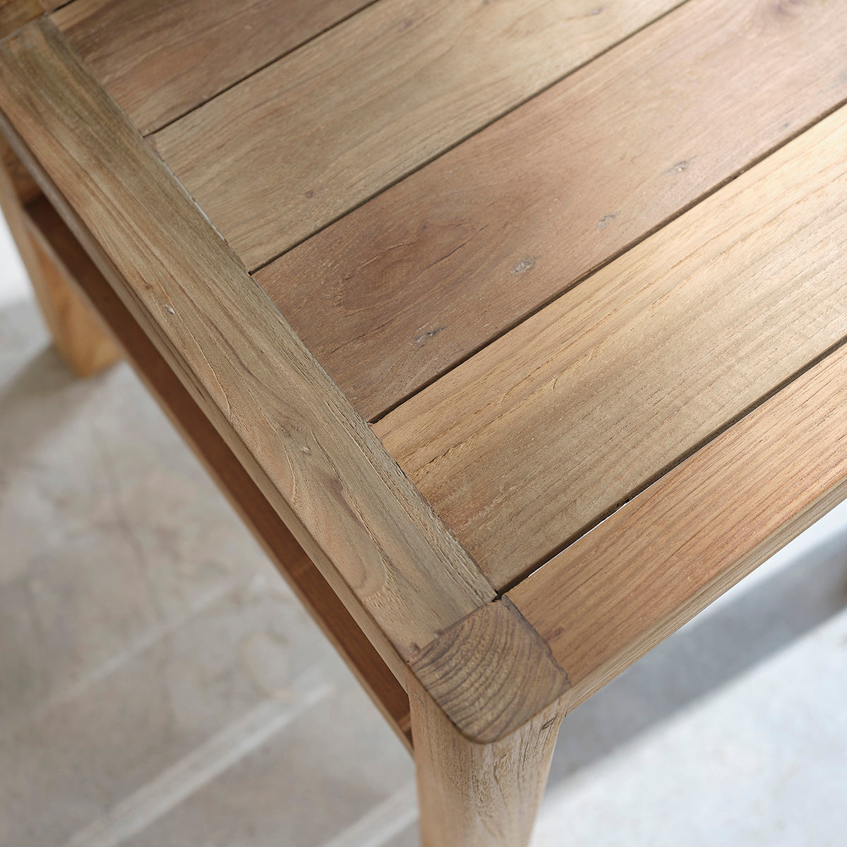 CARGO - Stuhl aus massivem, recyceltem Teakholz