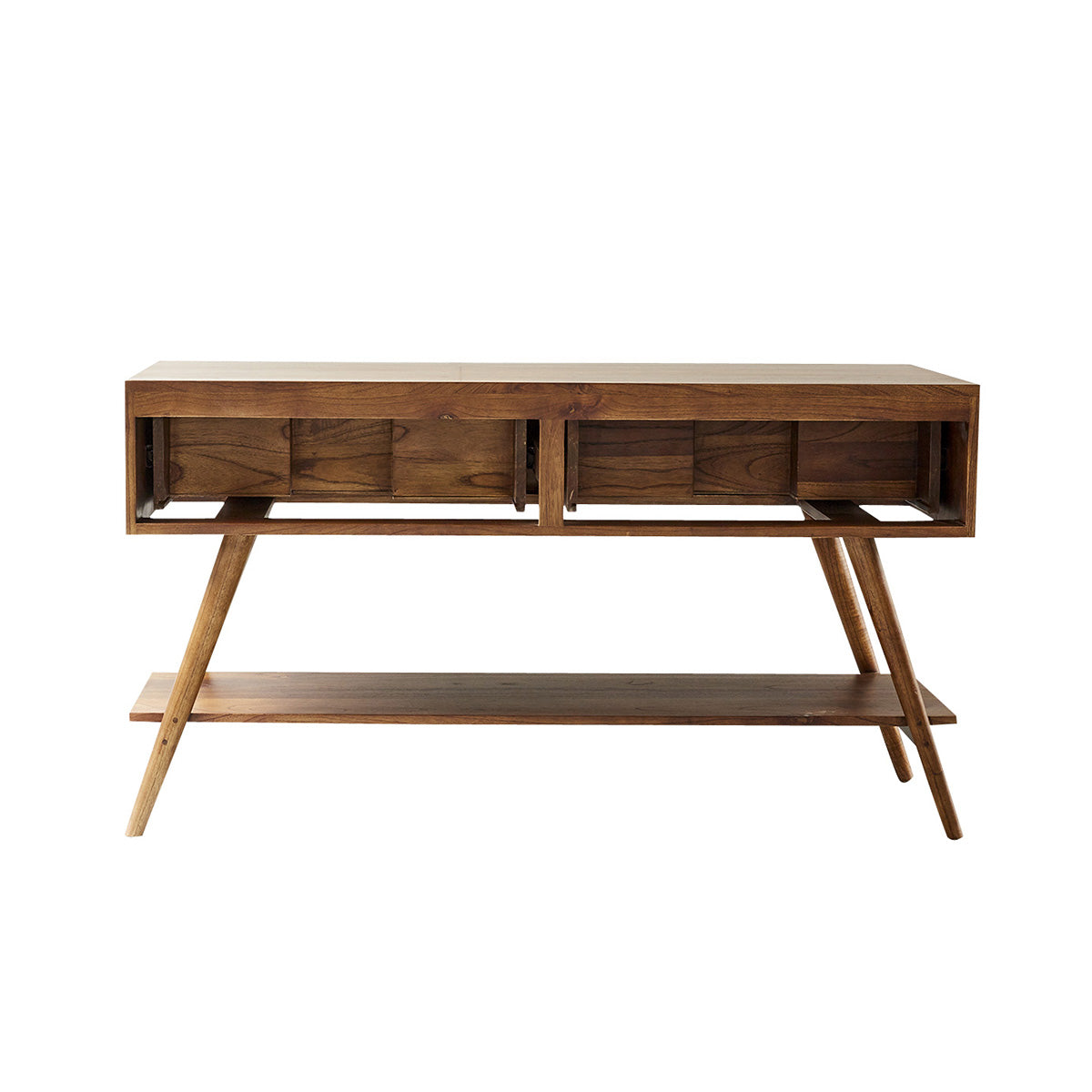 CALIXTE - Meuble de salle de bain en mindi massif 135 cm