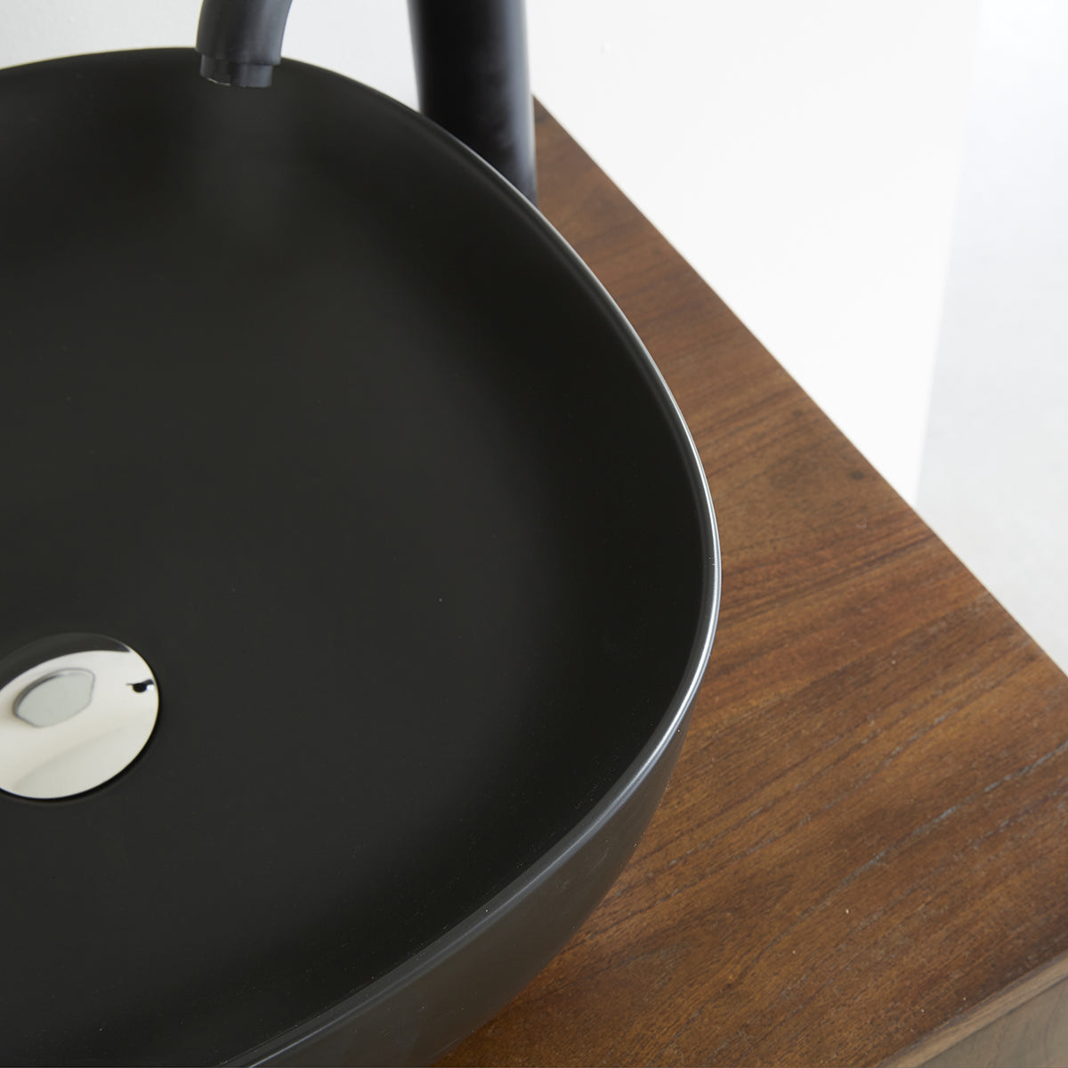 IRIS - Keramikbecken schwarz Ø41 cm