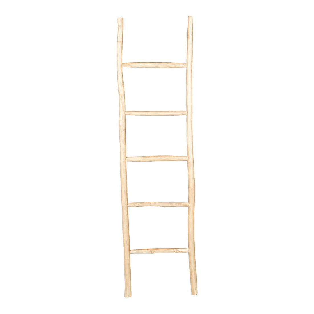 CLARA - Échelle porte-serviettes en teck massif 170 cm