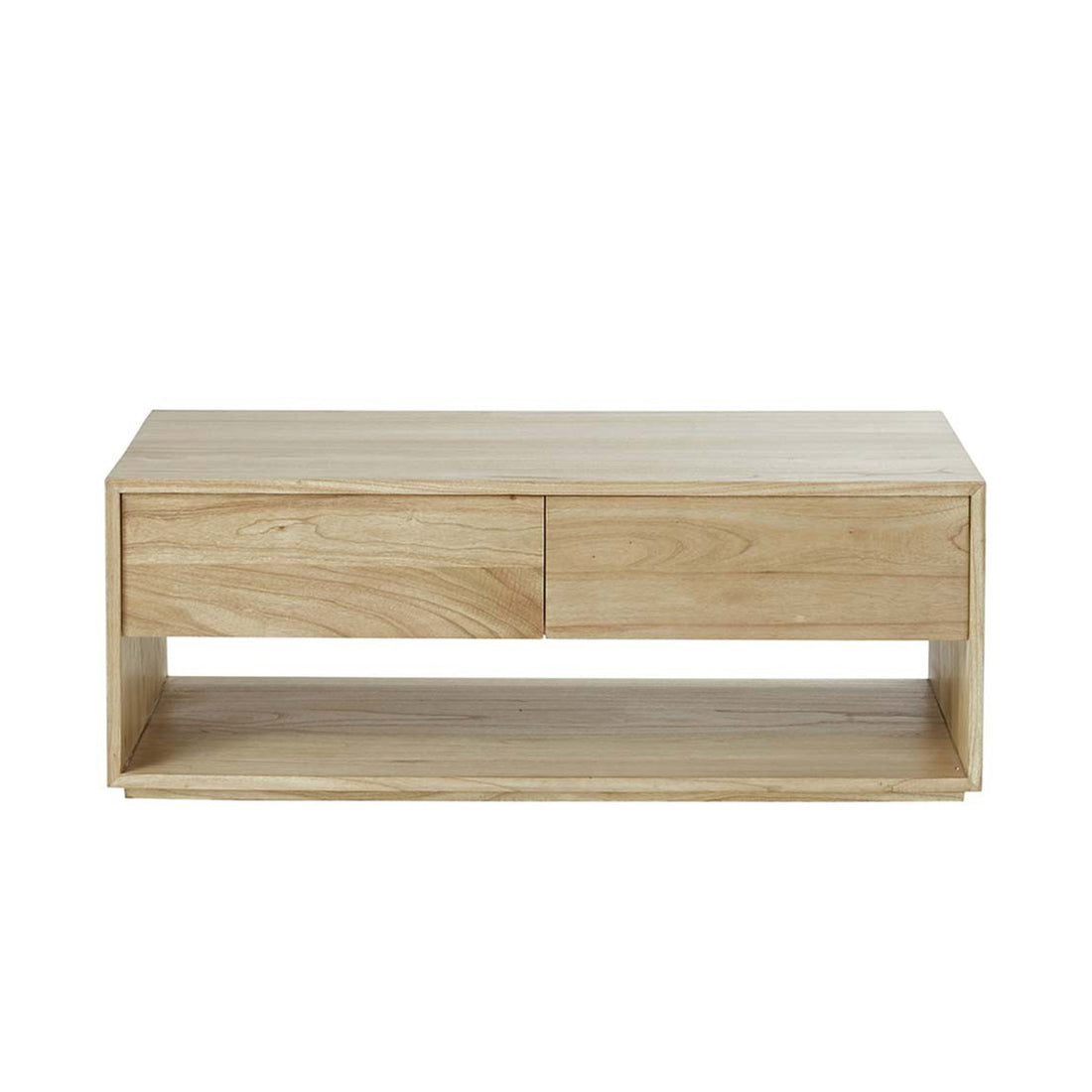 TILO - Couchtisch aus massivem Mindi-Holz 120 cm 