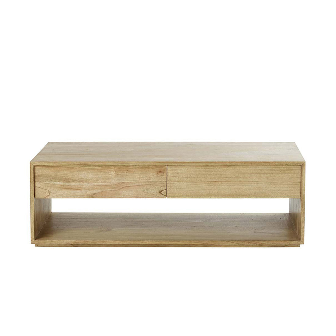 TILO - Couchtisch aus massivem Mindi-Holz 140 cm 