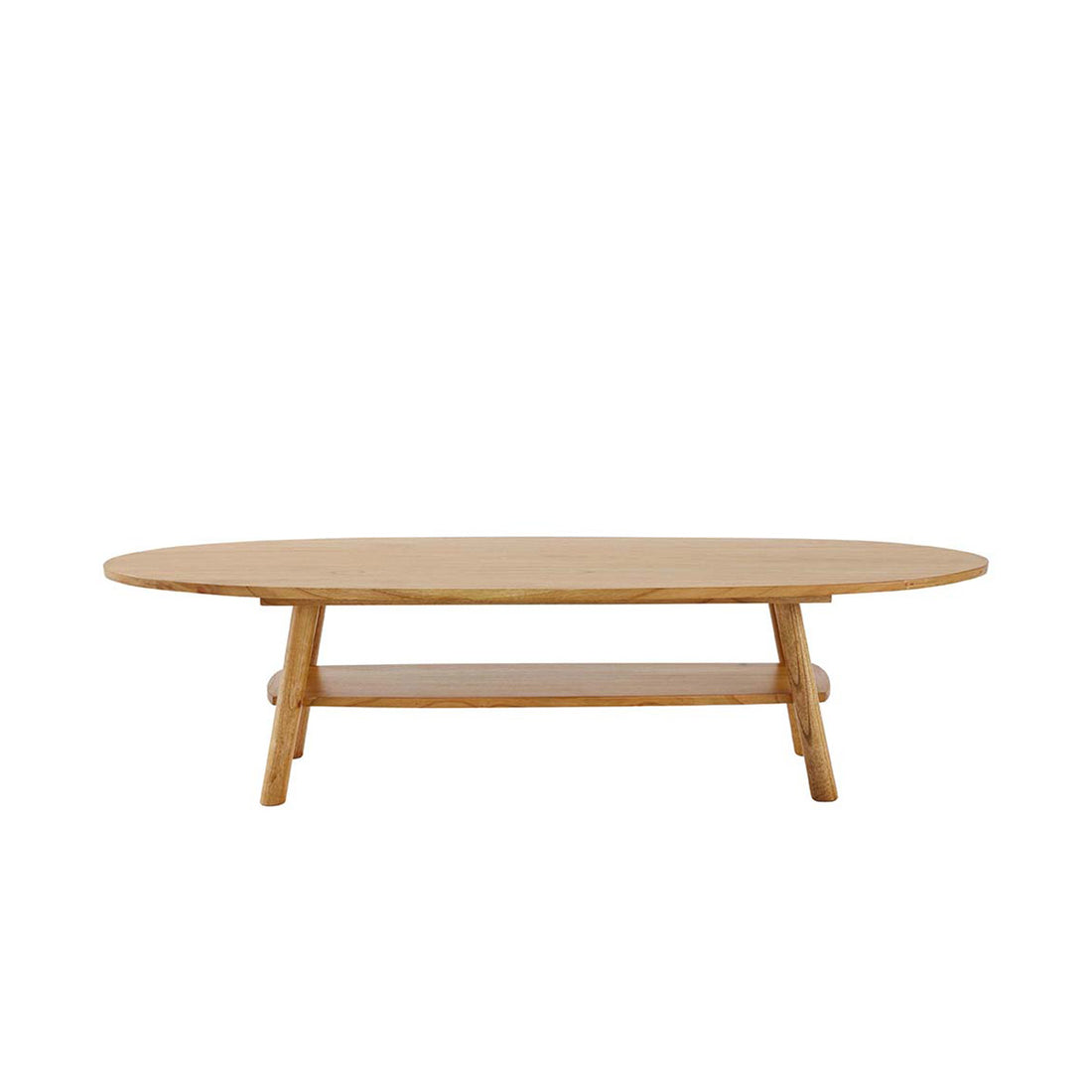 TILO - Couchtisch aus massivem Mindi-Holz 160 cm 