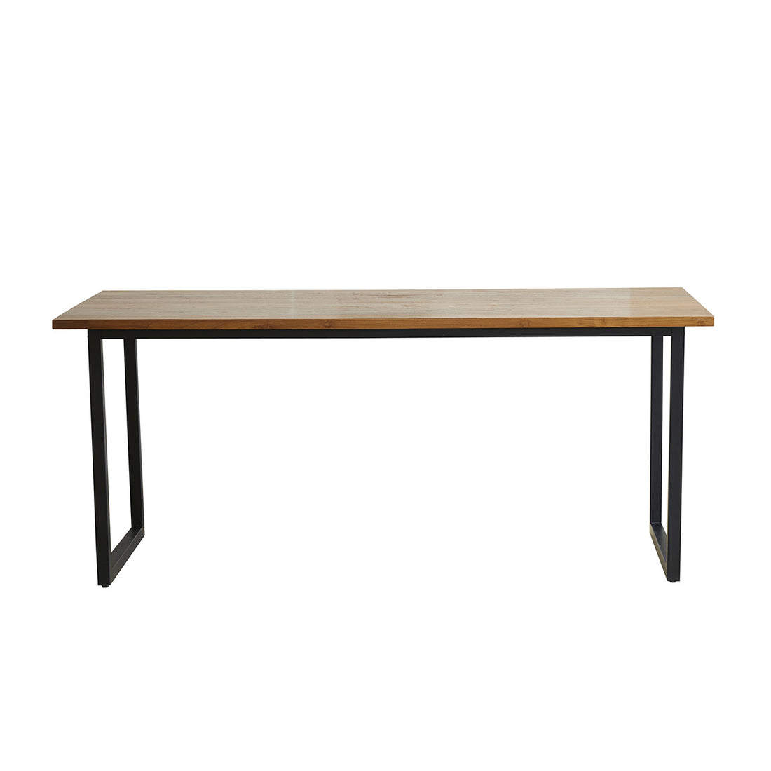 HUGO - Tisch aus massivem Teakholz und Metall 8 Pers. 