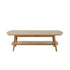 Couchtisch aus massivem Mindi-Holz 130 cm 