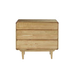 Kommode aus massivem Mindi-Holz 90 cm