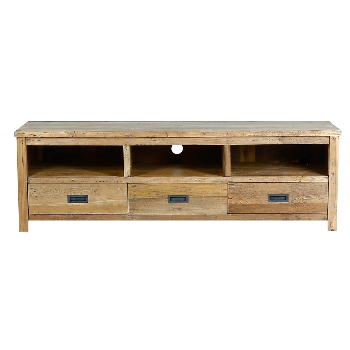 CARGO - TV-Möbel aus recyceltem massivem Teakholz 160 cm