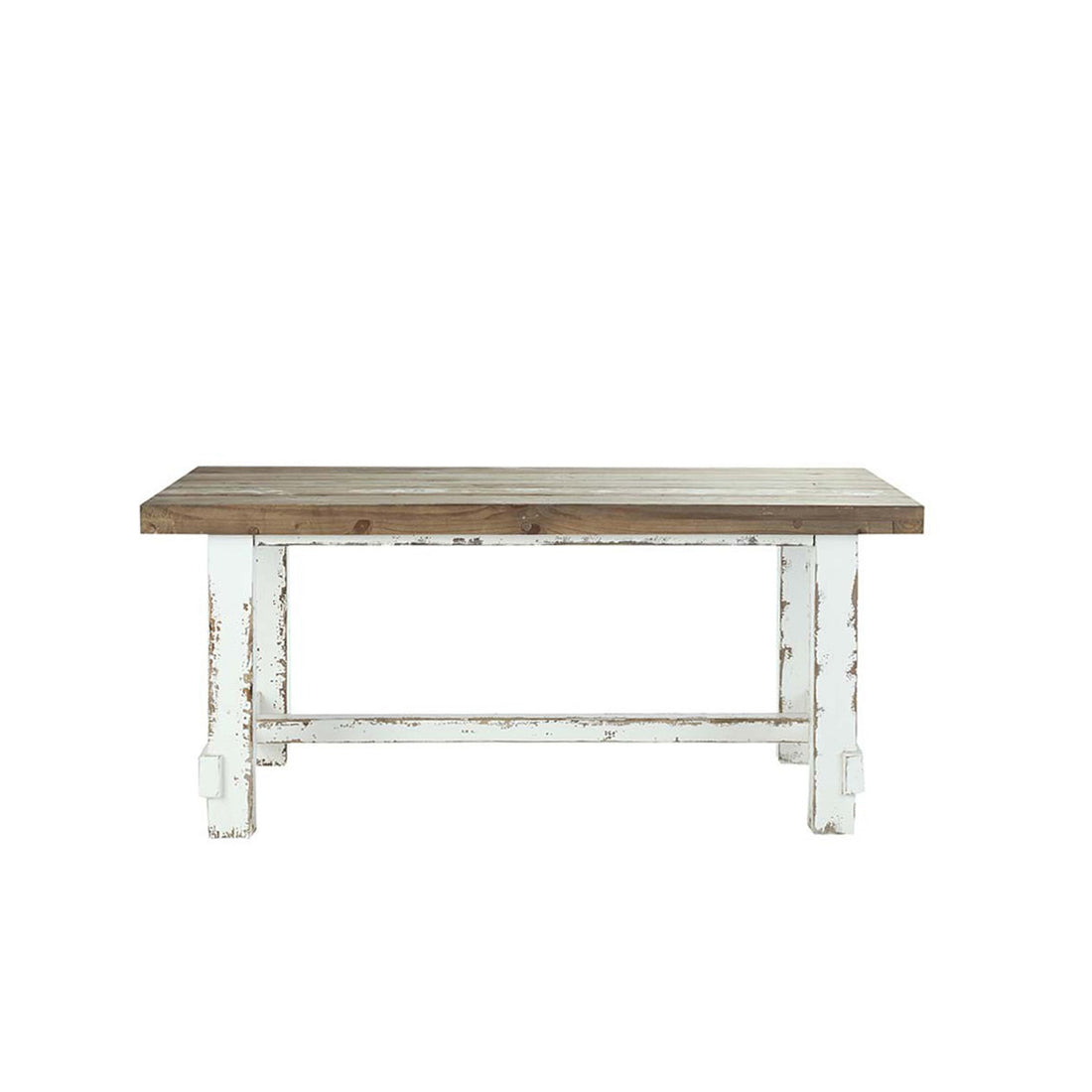ATLANTIC - Massiver Tisch aus recyceltem Holz für 8 Pers.