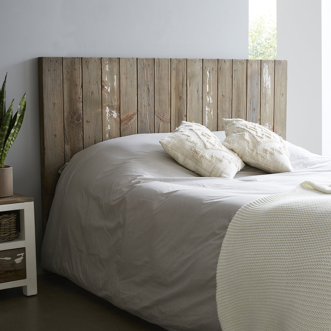 HONFLEUR - Kopfteil aus recyceltem Massivholz 160 cm 