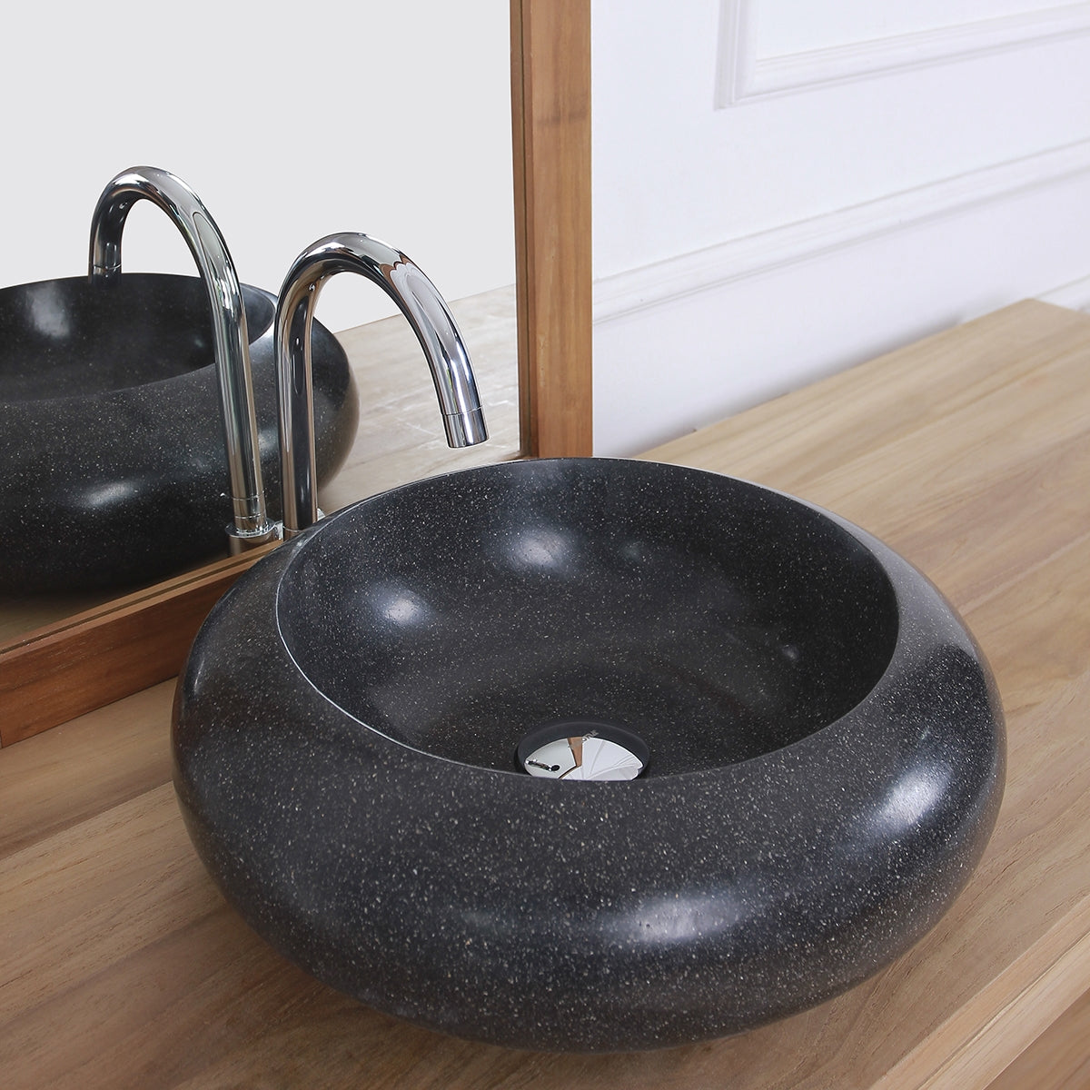 IRIS - Waschbecken aus Terrazzo Ø37 cm