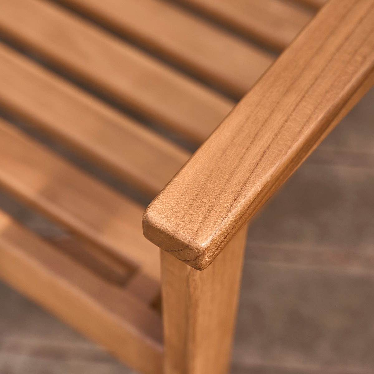 BARI - Fauteuil de jardin en teck massif