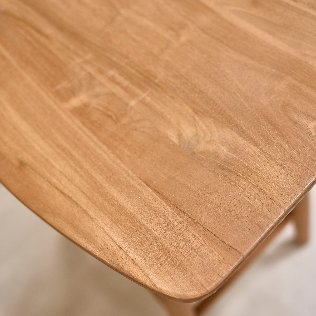 AMBRE - Hocker aus massivem Teakholz 65 cm