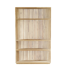 Bücherregal aus massivem Teakholz, H 195 cm