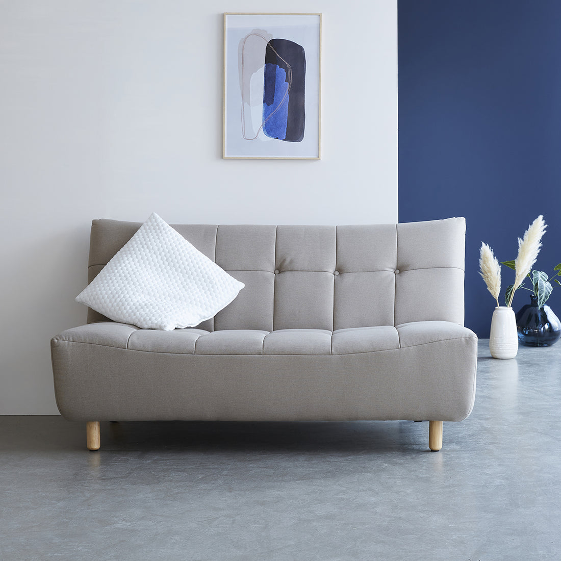BERLIN - 2-Sitzer-Sofa beige