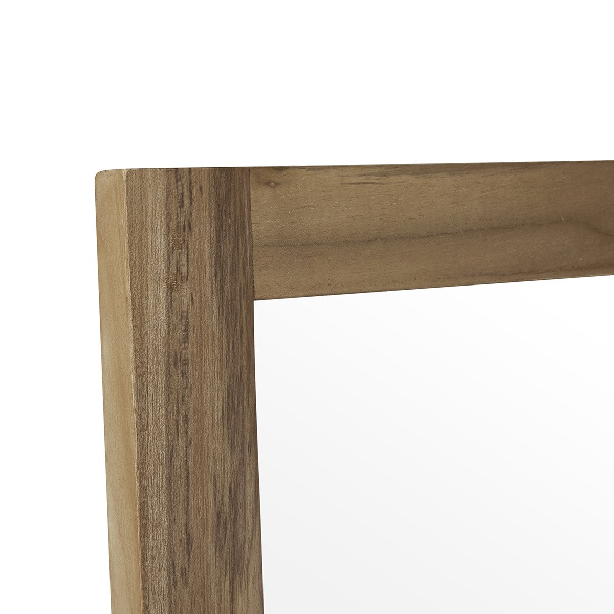Spiegel aus massivem Teakholz rechteckig 160x80 cm