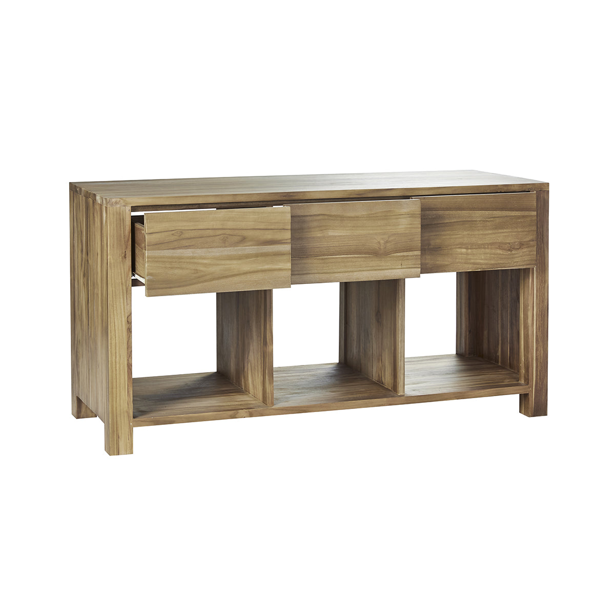 NOA - Waschtischunterschrank aus massivem Teakholz 145 cm 