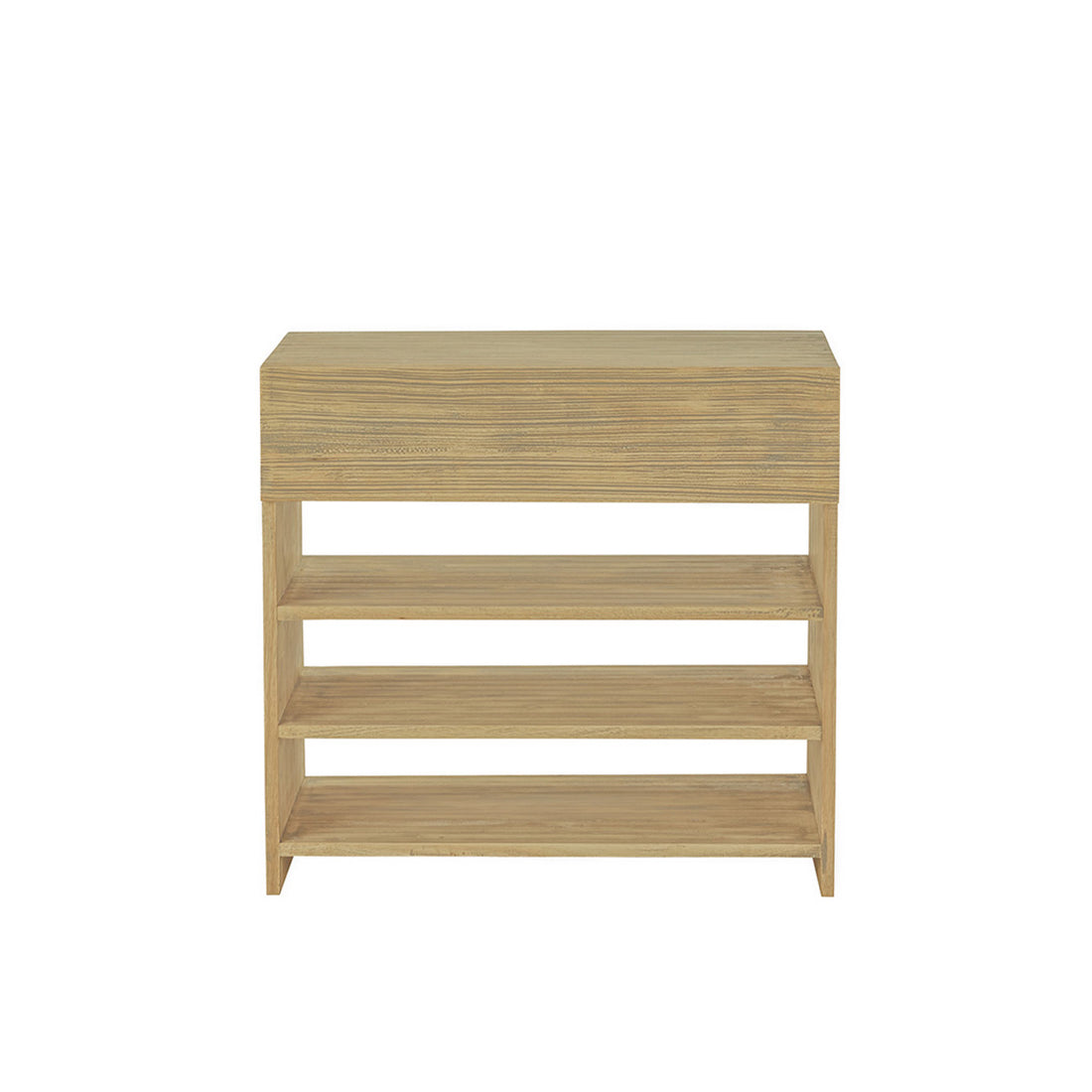 CALI - Waschtischunterschrank aus massivem Gummibaumholz 80 cm