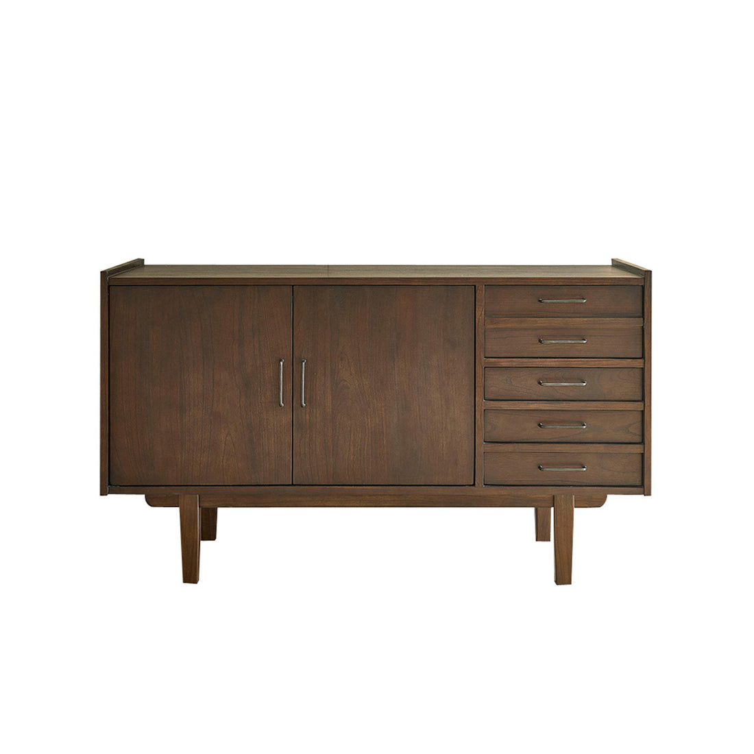 VINTAGE - Badezimmermöbel aus massivem Mindi 135 cm Schubladen 