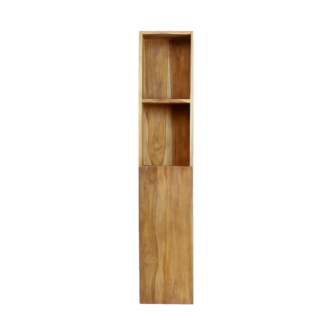 Badezimmersäule aus massivem Teakholz hängend 150 cm