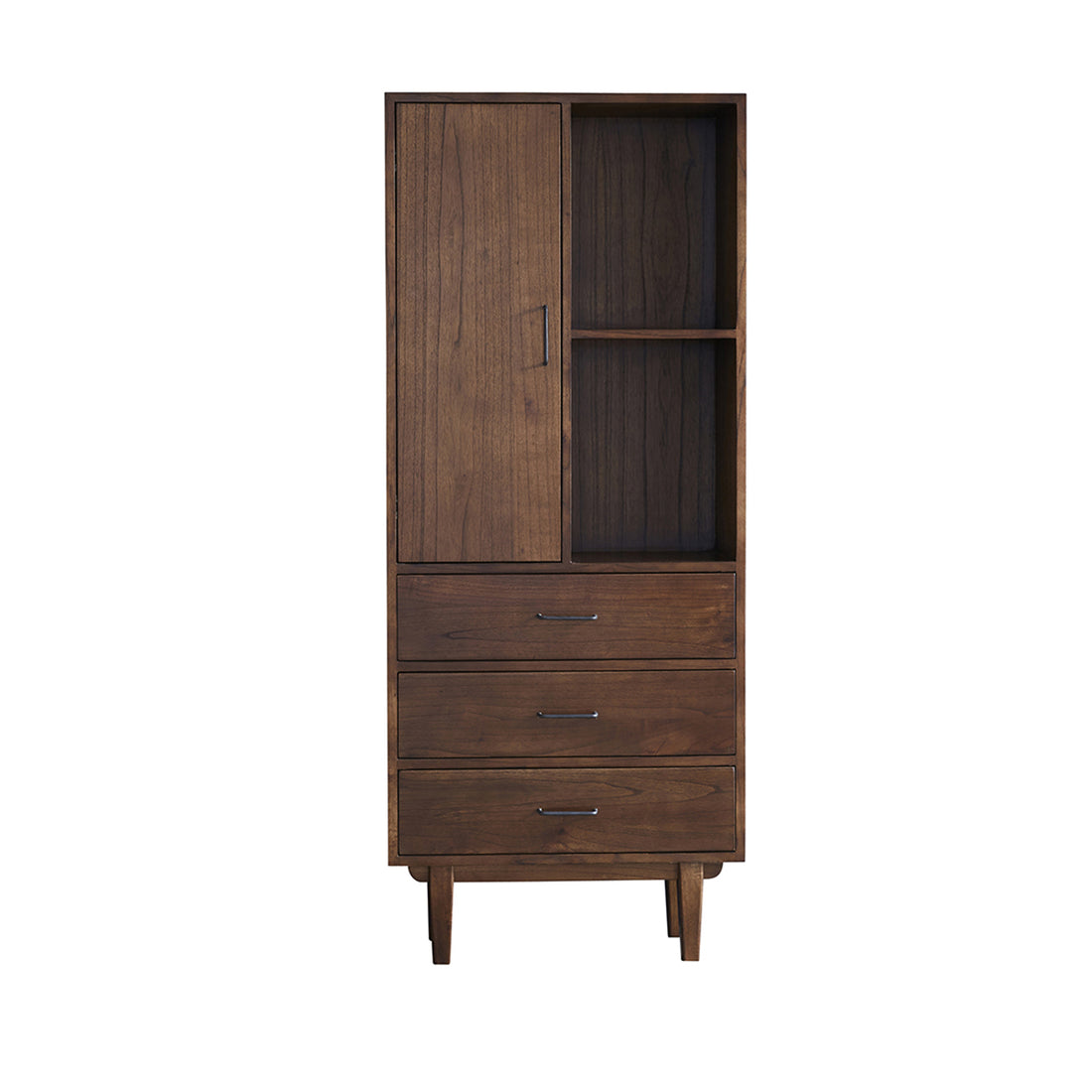VINTAGE - Doppelte Badezimmersäule aus massivem Mindi 170 cm