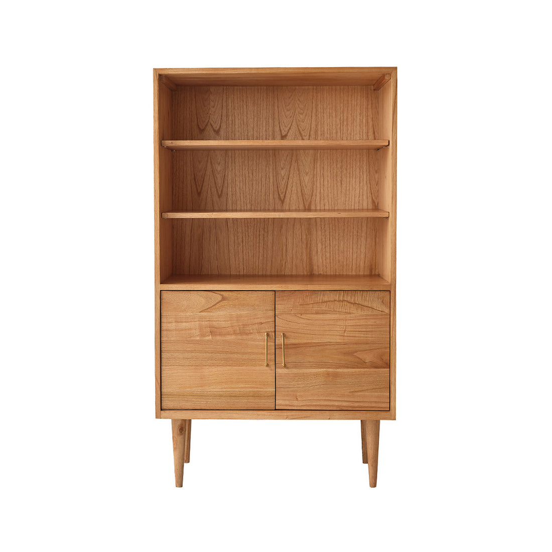 SUZANNE - Bücherregal aus massivem Mindi, H 147 cm