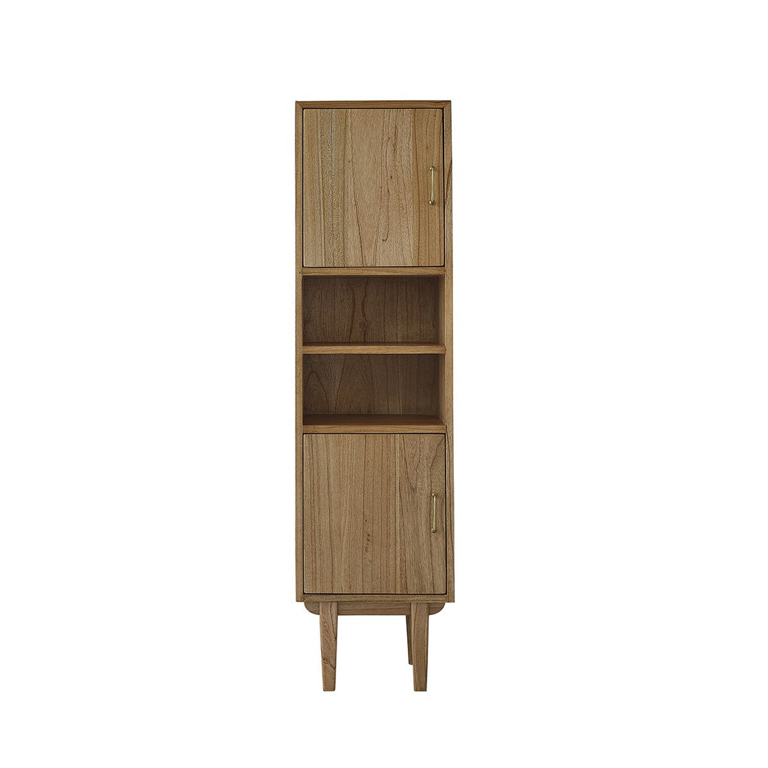 FIFTIES - Badezimmersäule aus massivem Mindi 150 cm