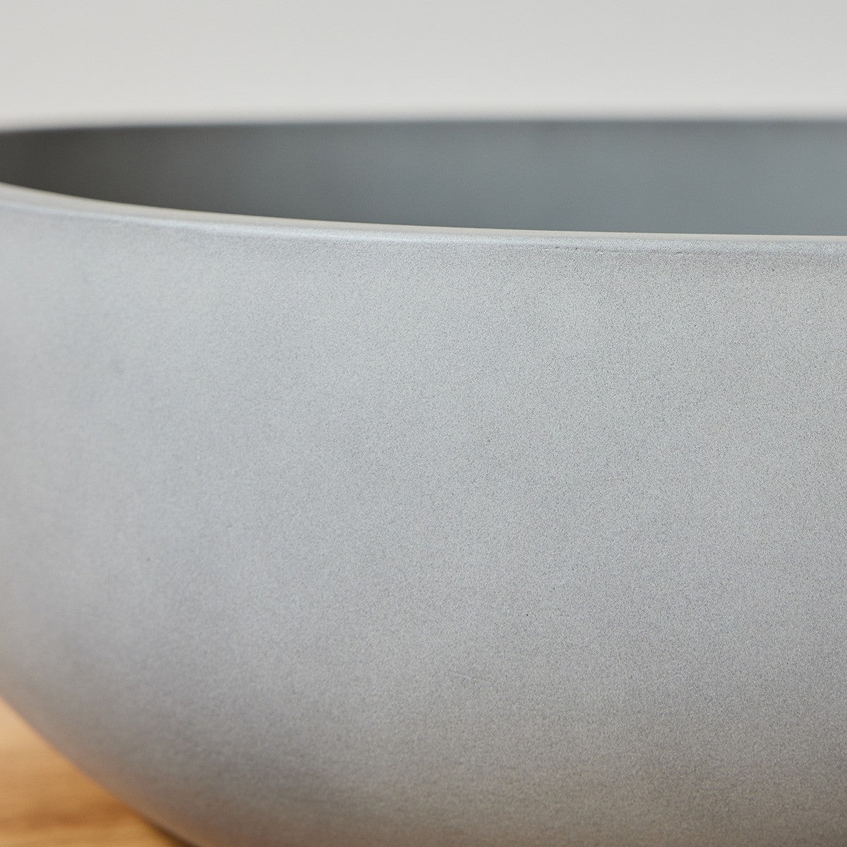 Betonbecken grau oval 50 cm