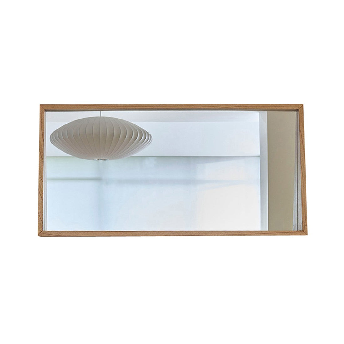 FIFTIES - Spiegel aus massivem Mindi 135x67 cm 