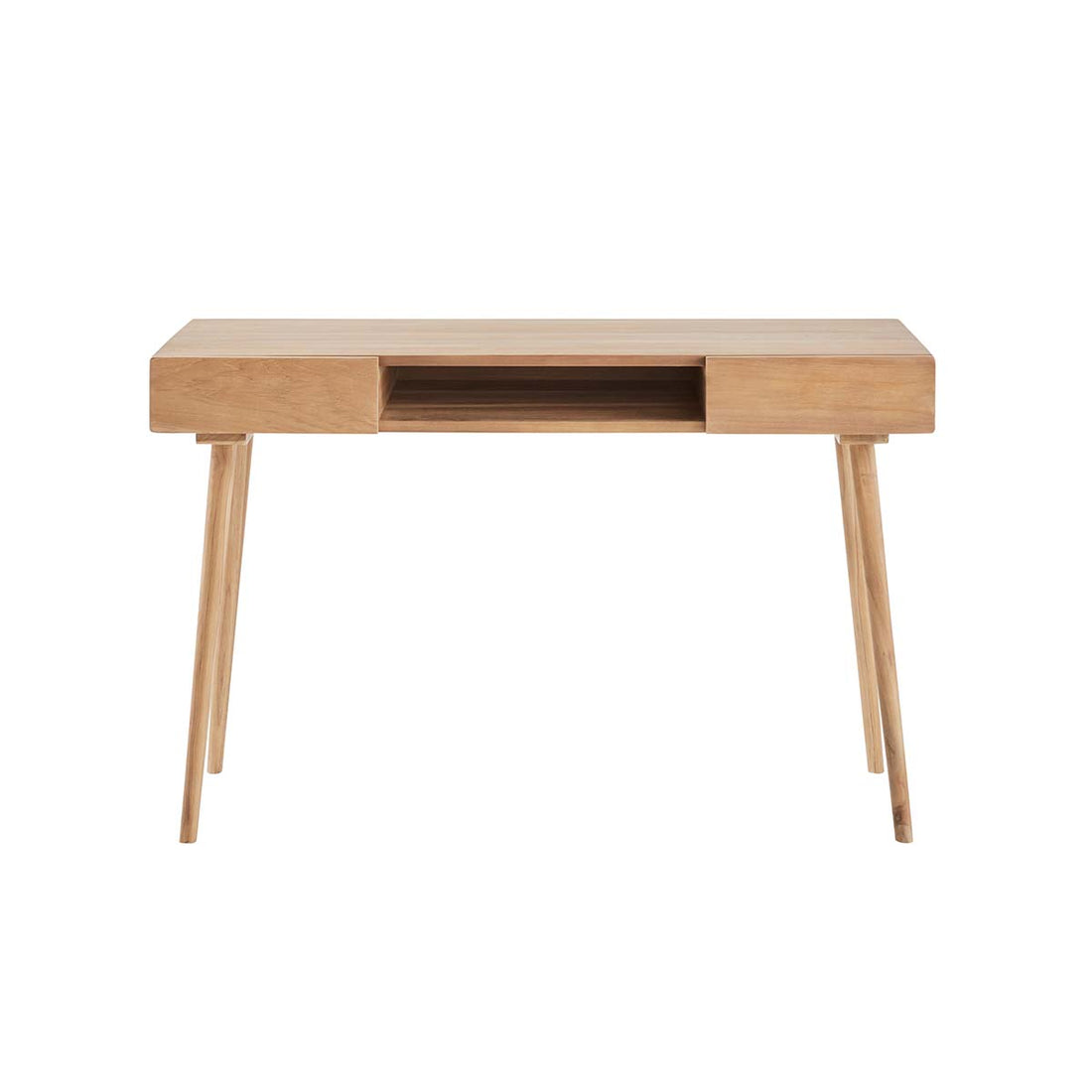 ISAURE - Schreibtisch aus massivem Teakholz 120 cm