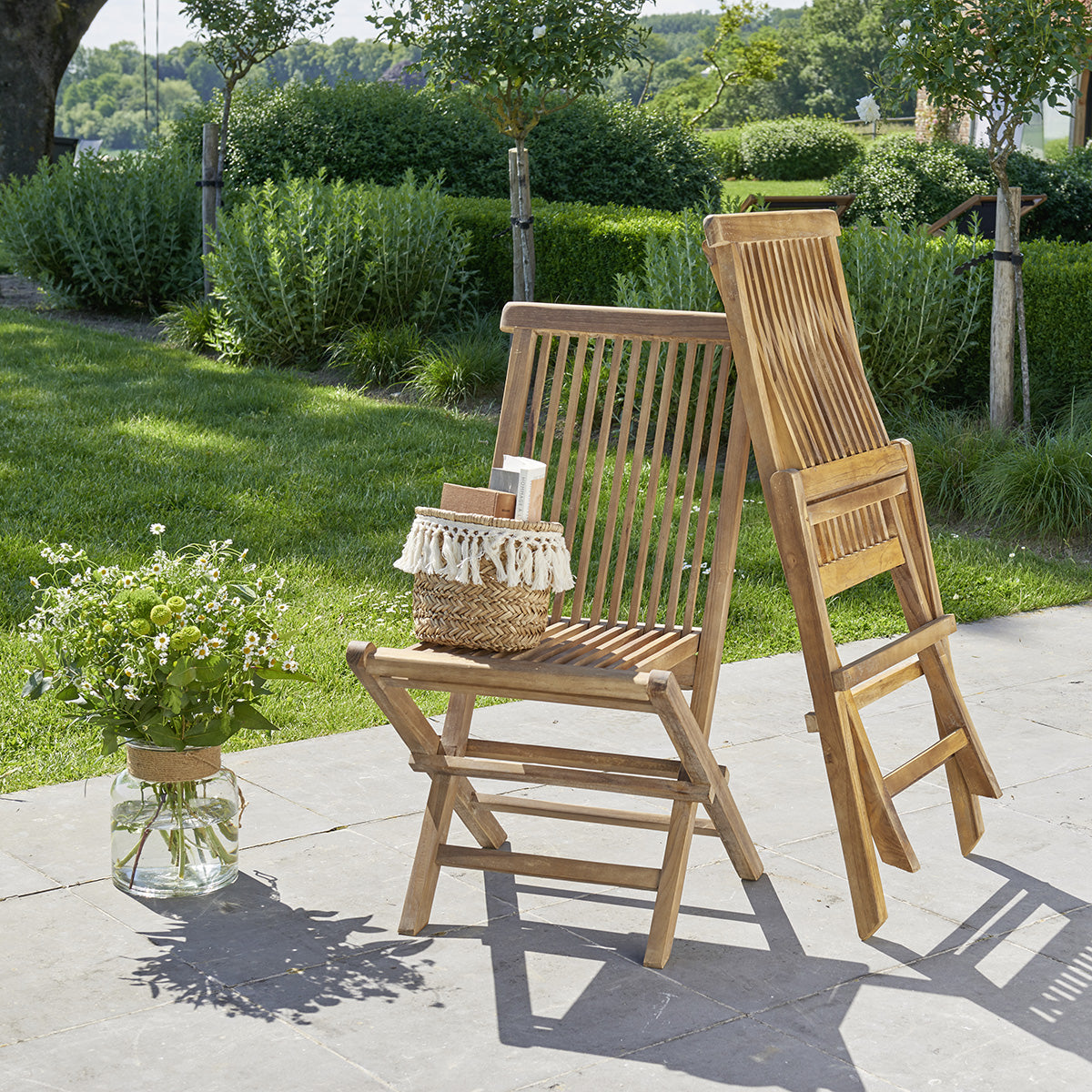 BALI - Ausziehbare Gartenmöbel aus geöltem Teakholz 6/8 Sitze 