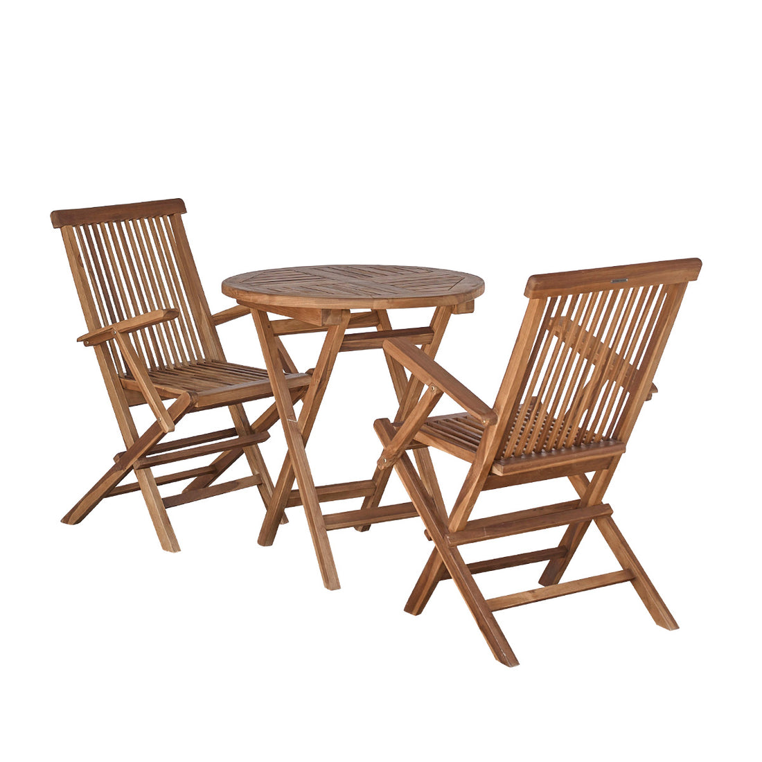 BALI - Gartenlounge aus geöltem Teakholz 2/4 Personen
