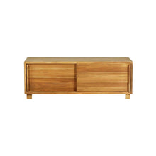 TV-Möbel aus massivem Teakholz 100 cm