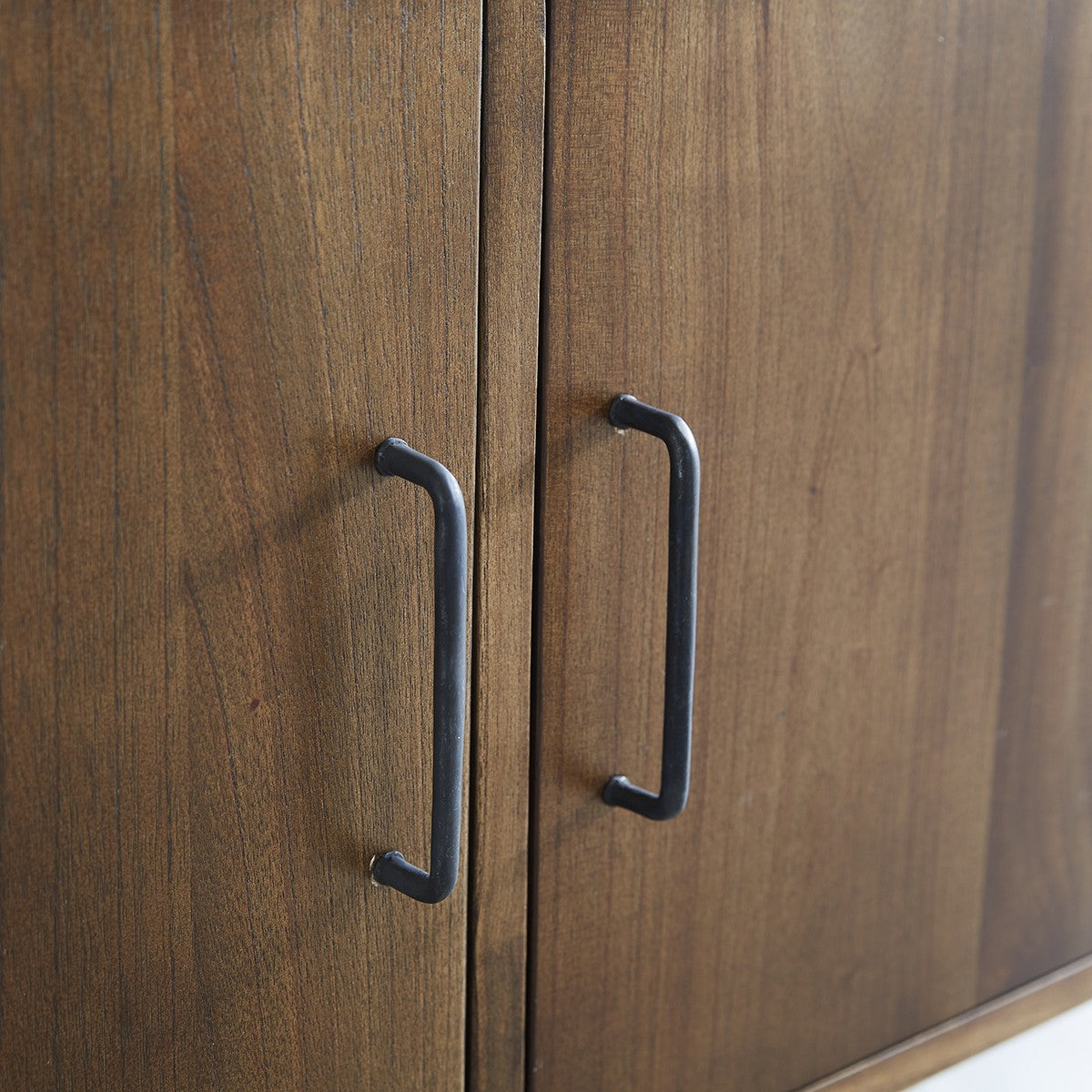 VINTAGE - Badezimmermöbel aus massivem Mindi 135 cm Doppelplatte