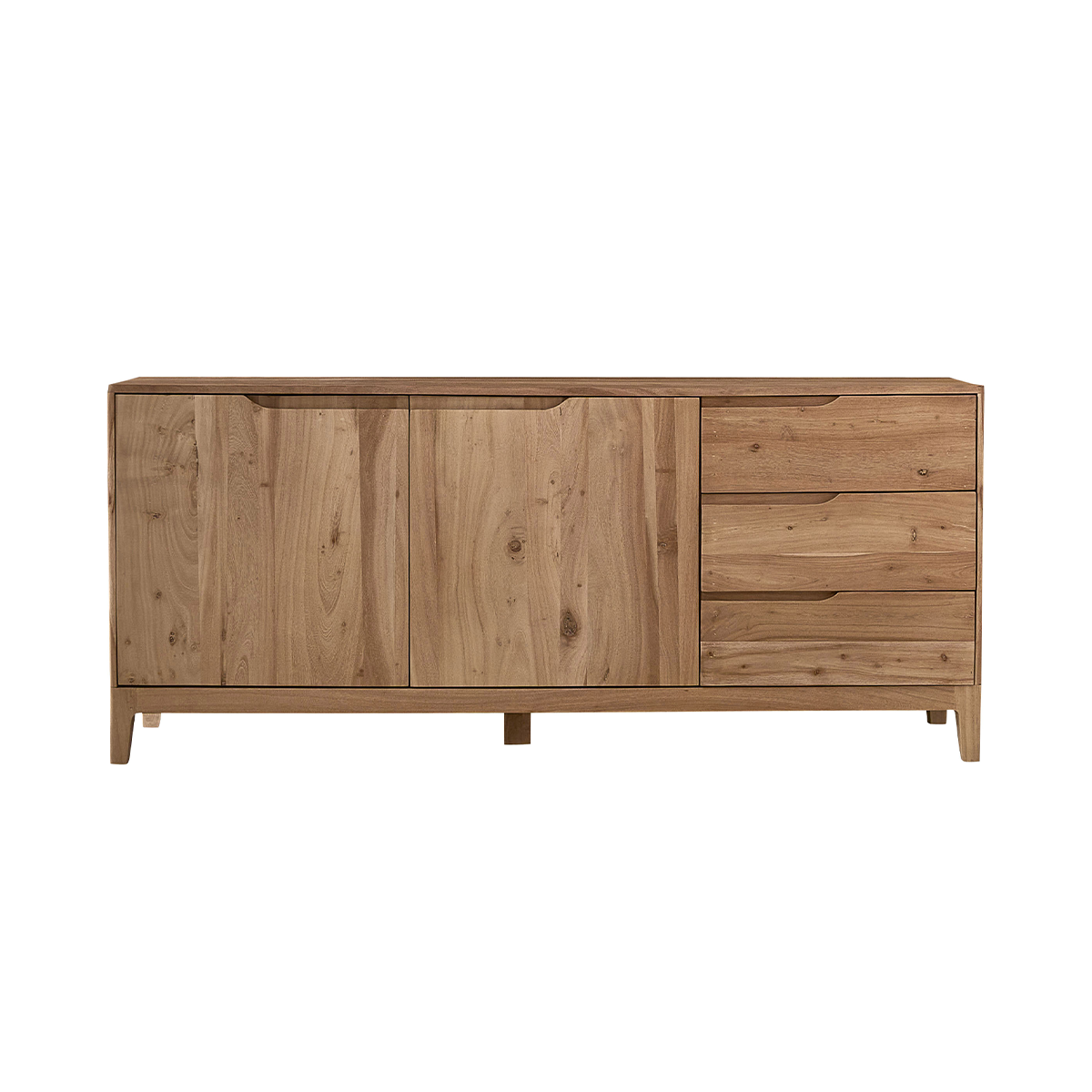 SAMSO - Sideboard aus massivem Akazienholz, 170 cm