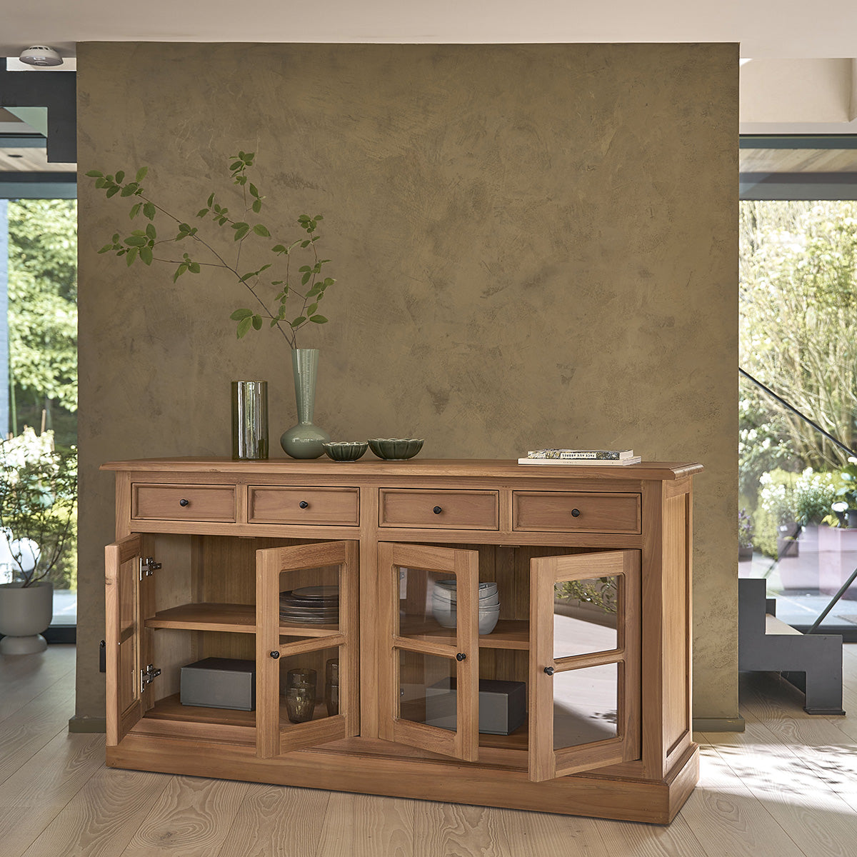 ADAM - Buffet en teck massif 160 cm