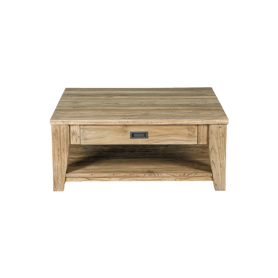 CARGO - Couchtisch aus recyceltem massivem Teakholz 100 cm