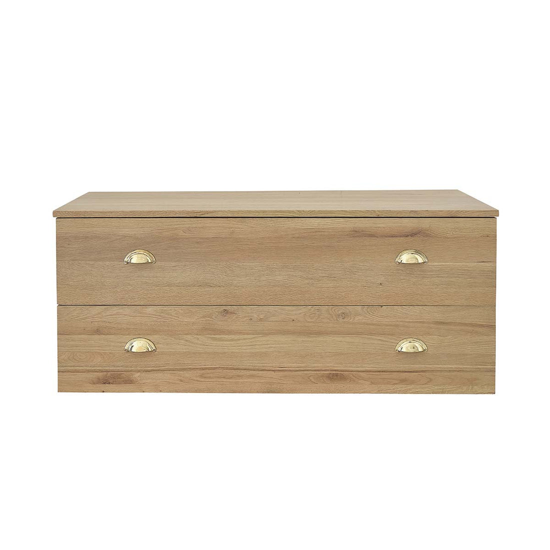 MARGAUX - Waschtischunterschrank aus massiver Eiche hängend 120 cm