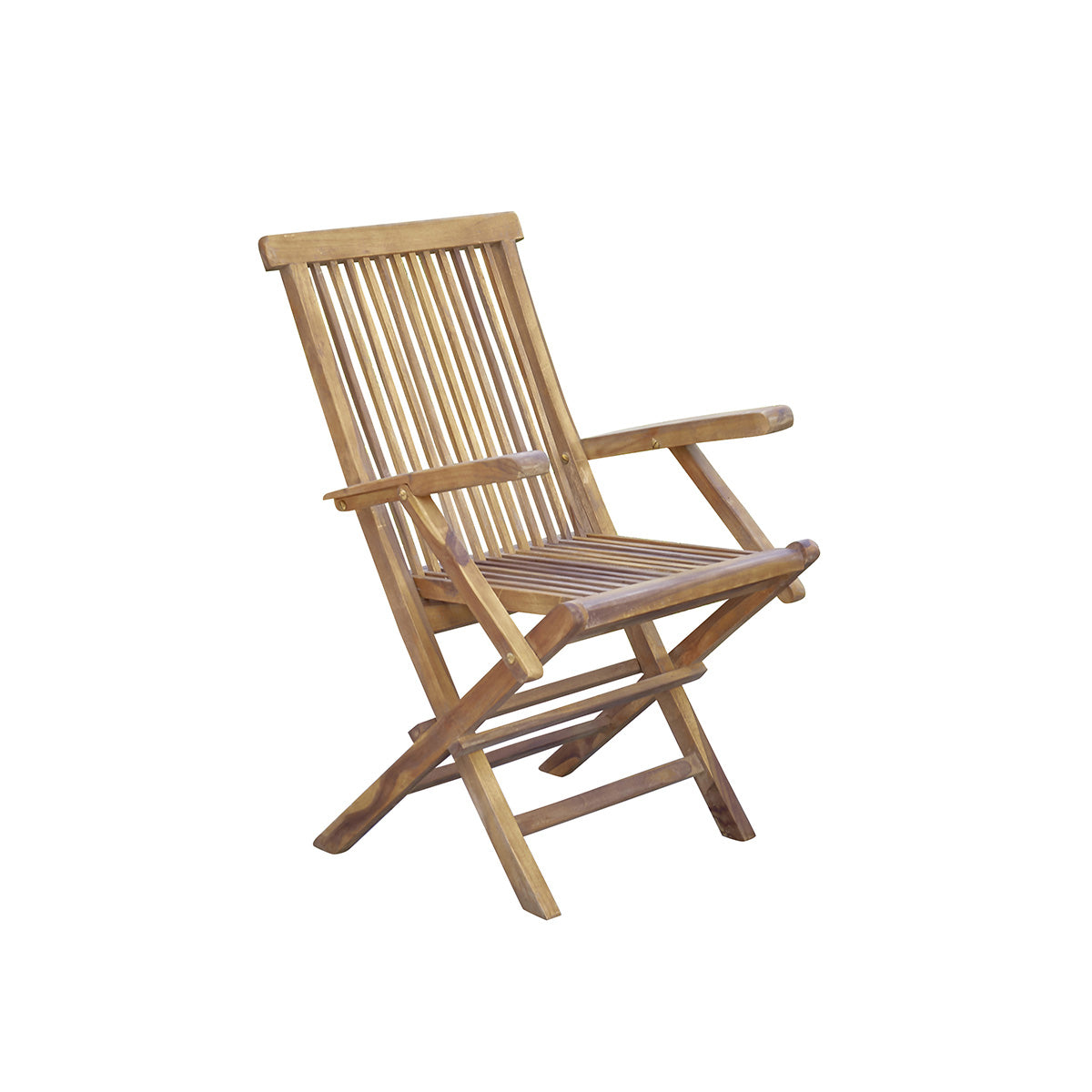 BALI - Klappbarer Gartensessel aus massivem, geöltem Teakholz
