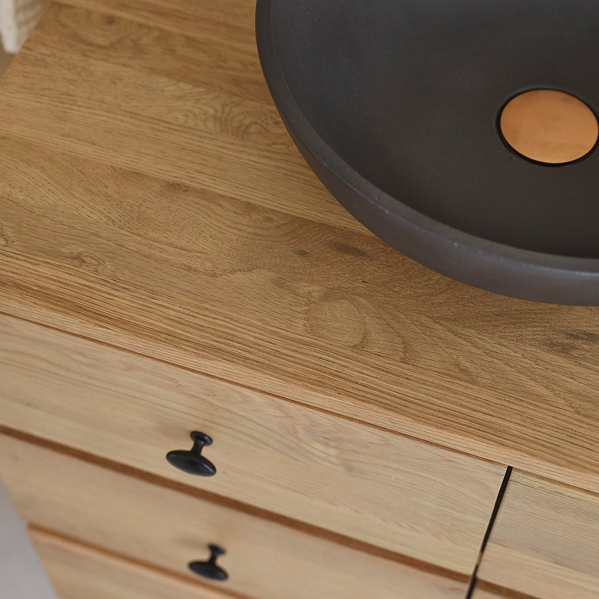 PURE - Betonbecken grau Ø37 cm