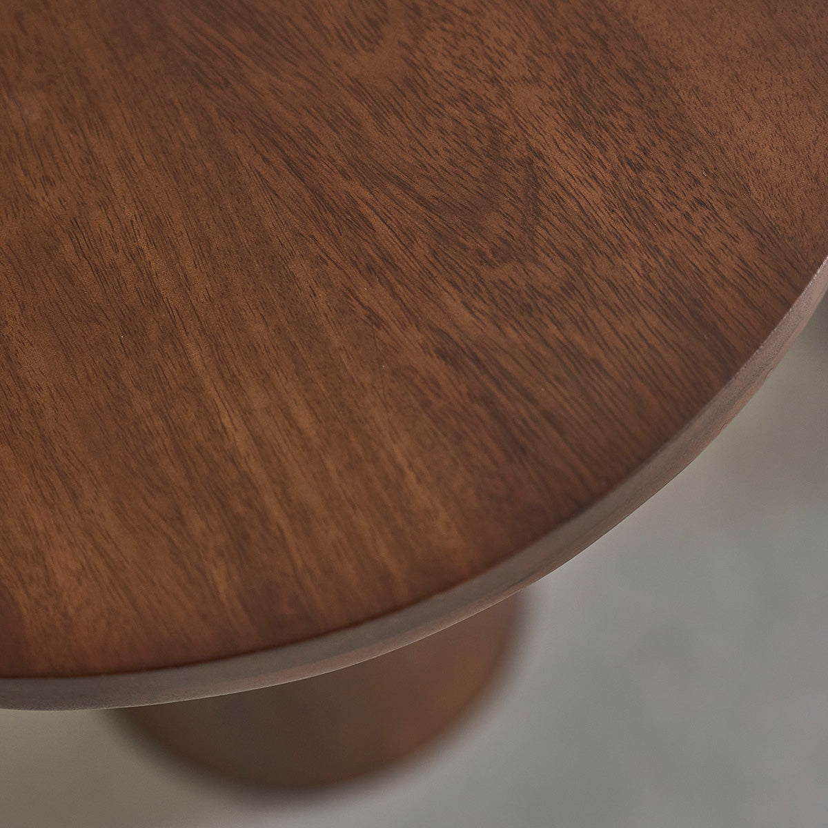 PAULA - Table d’appoint en bois de manguier ronde