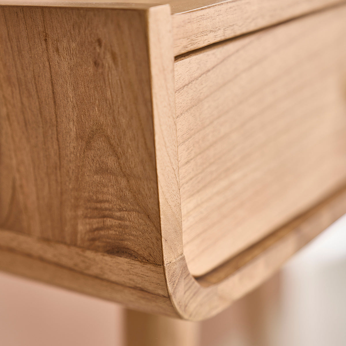 FIFTIES - Schreibtisch aus massivem Mindi 90 cm