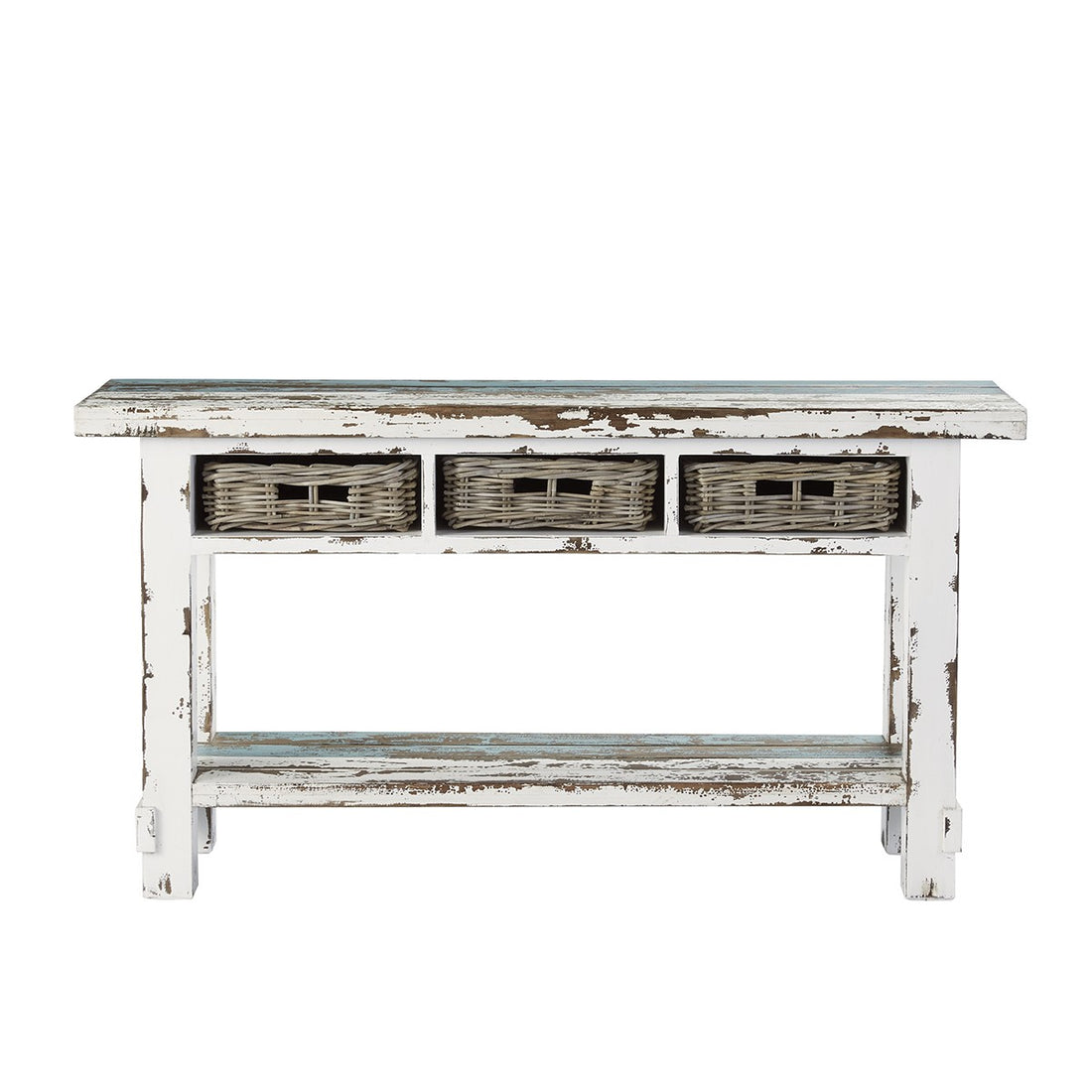 ATLANTIC - Konsole aus massivem recyceltem Holz 150 cm