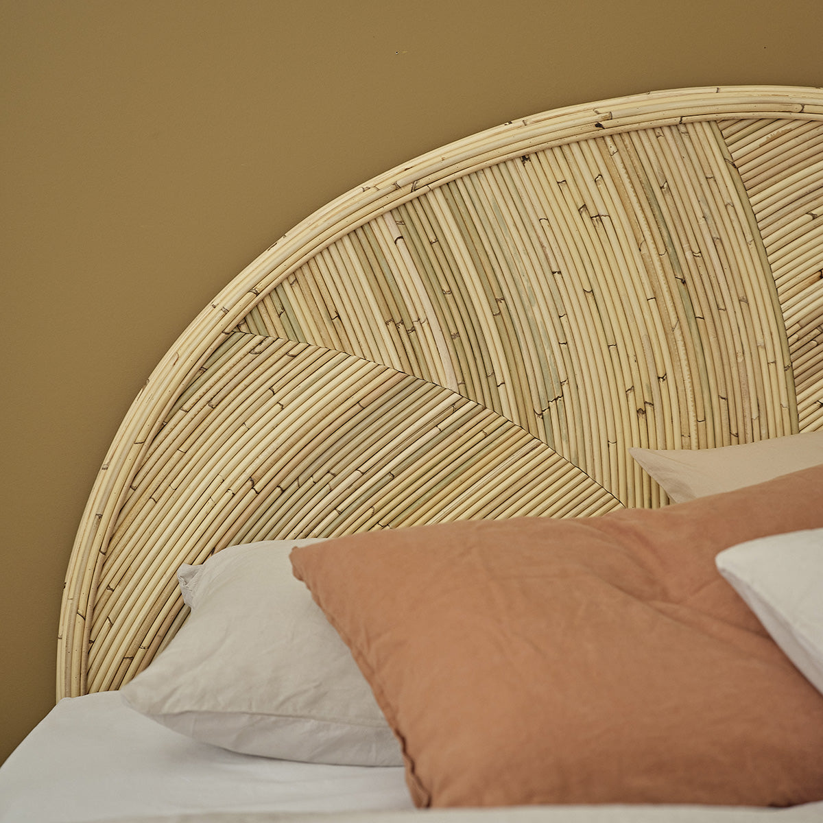 ALMA - Kopfteil aus Rattanrohr 160 cm