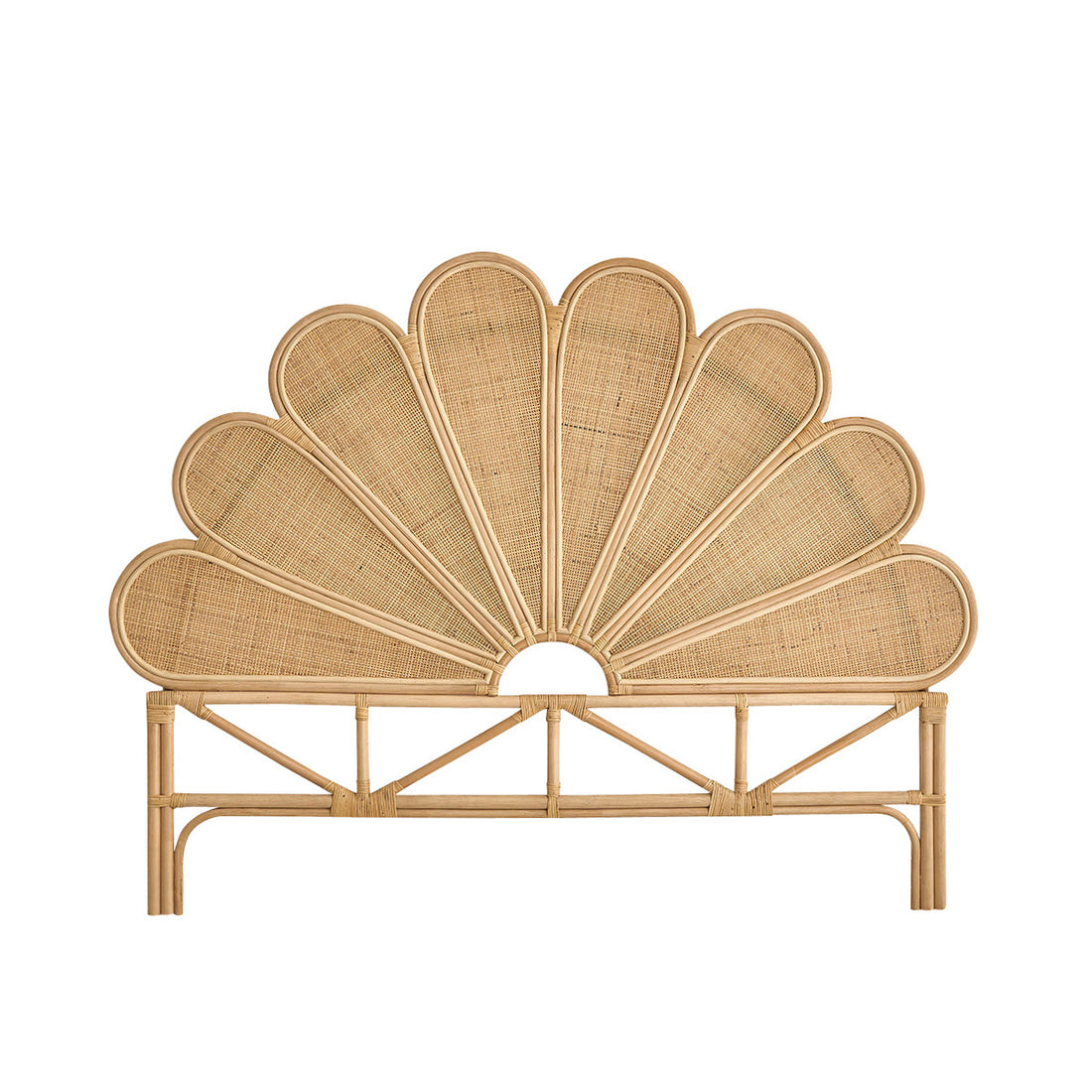 ROMY - Kopfteil Rattan und Rohrgeflecht 160 cm