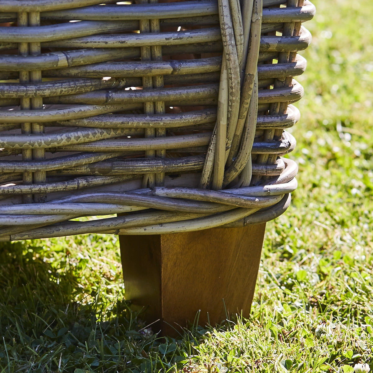 MUSA - Sessel aus naturfarbenem Kubu