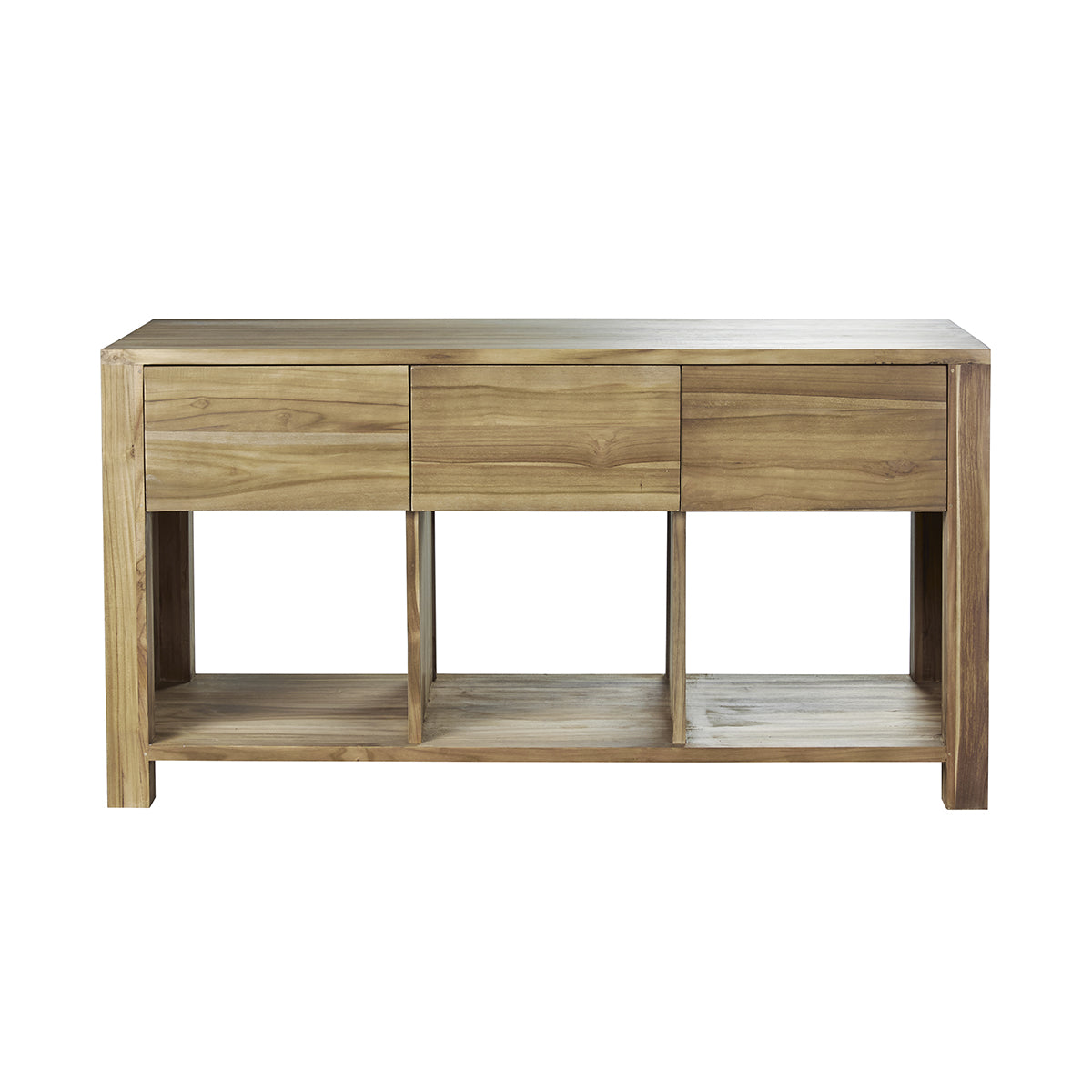 NOA - Waschtischunterschrank aus massivem Teakholz 145 cm