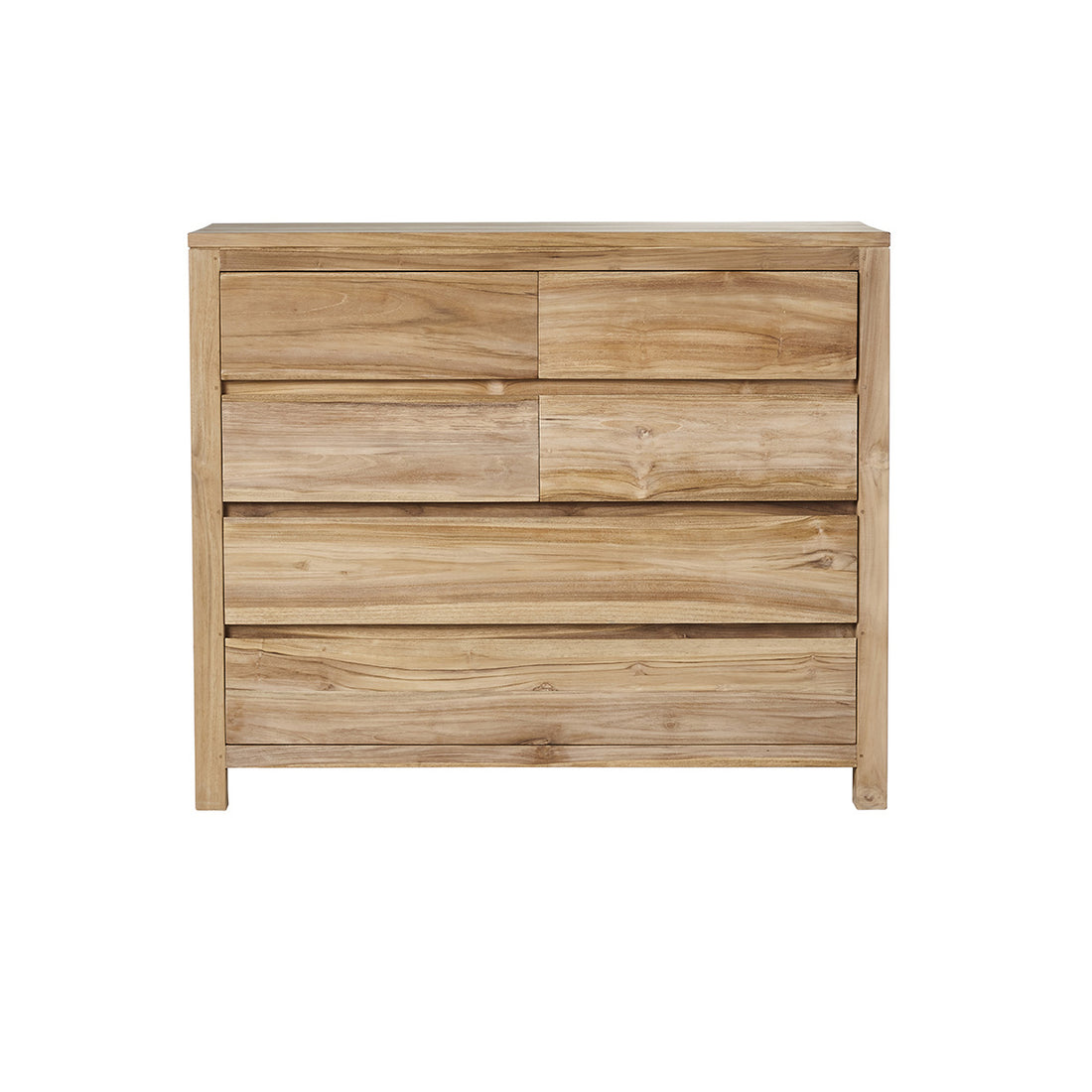 ALDO - Kommode aus massivem Teakholz 120 cm