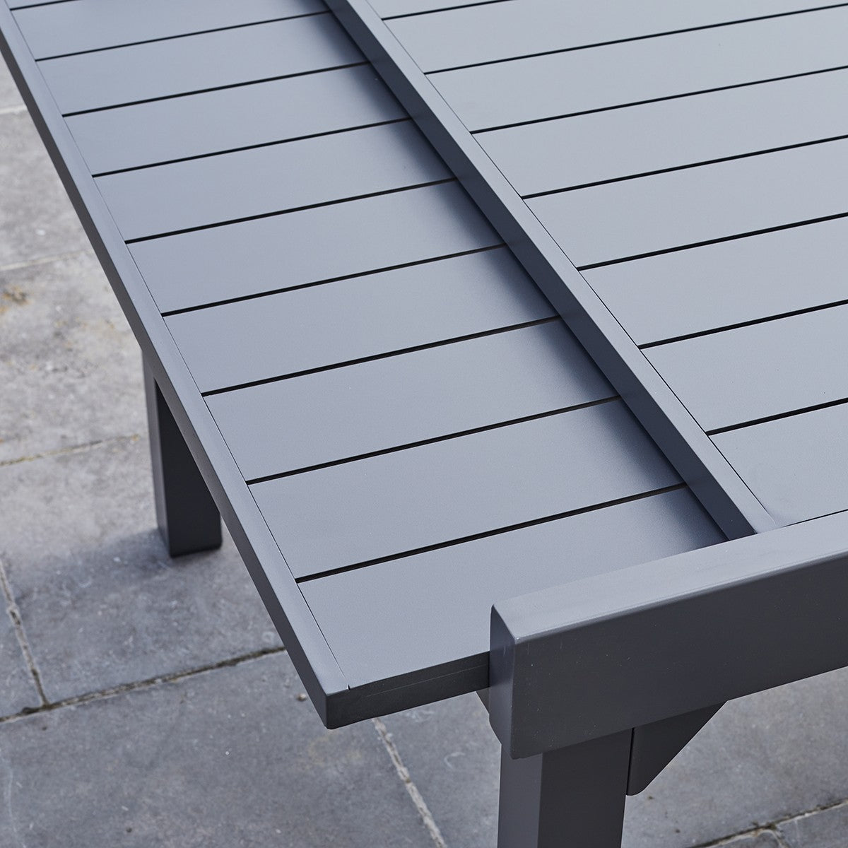 MODULO - Ausziehbare Gartenlounge aus Aluminium 6/10 Sitzplätze