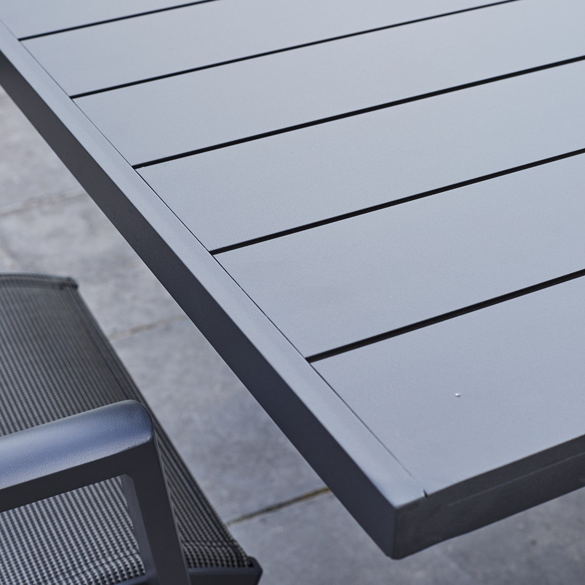 MODULO - Ausziehbare Gartenlounge aus Aluminium 6/10 Sitzplätze